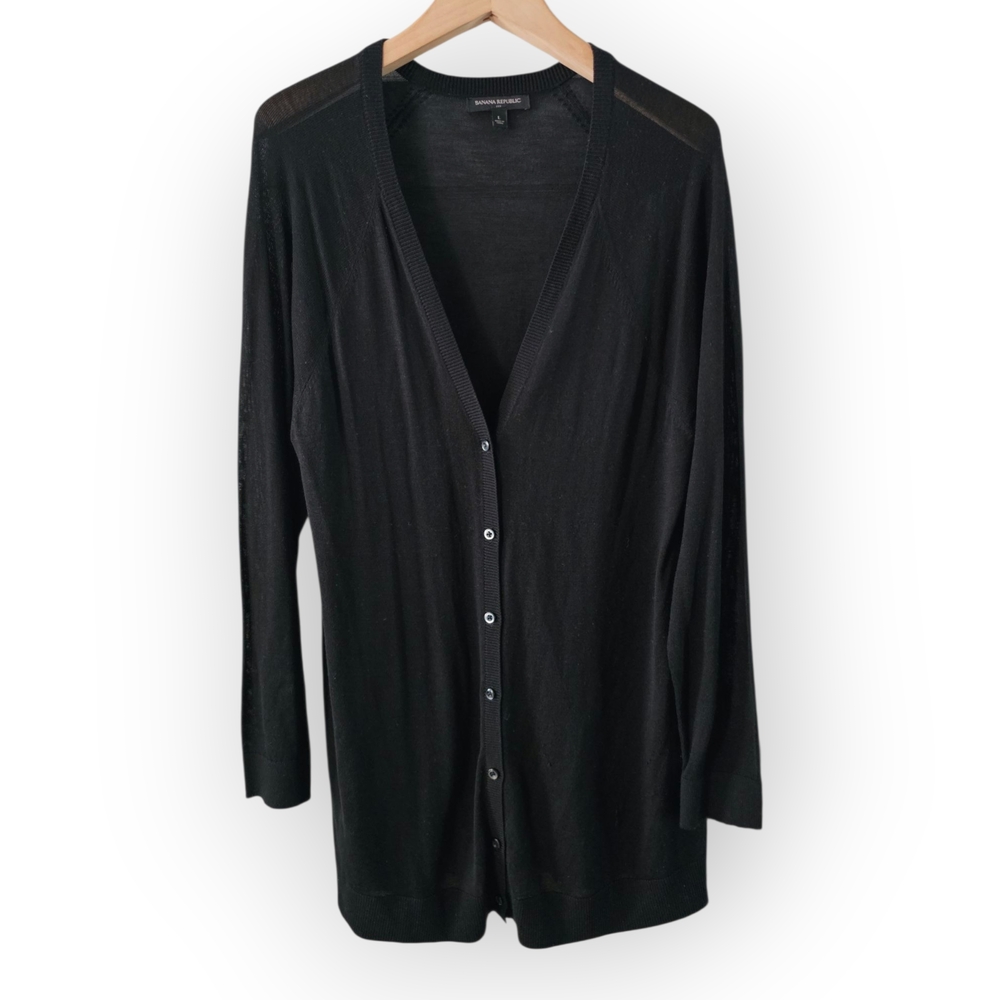 Banana Republic Classic Black Cardigan